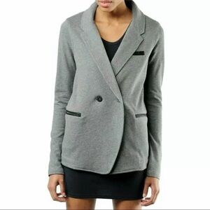 T Alexander Wang Gray Knit Blazer